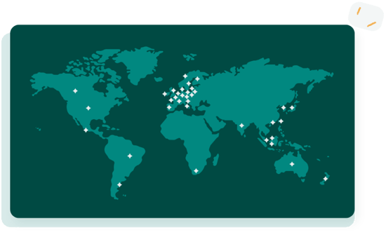 Global coverage Global coverage
